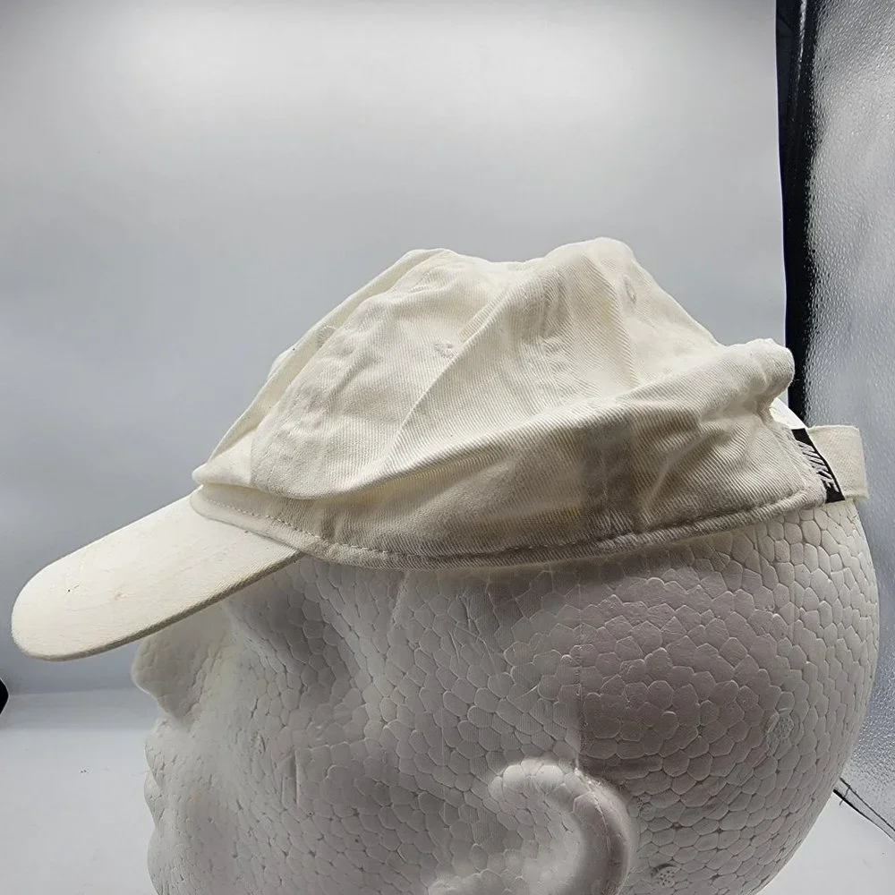 Nike Logo Hat Kids Strapback White Baseball Hat Cap Just Do It Swoosh